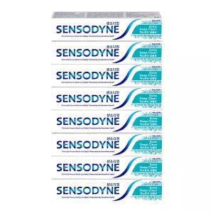 센소다인 엑스트라 딥클린 치약 120g, 8개