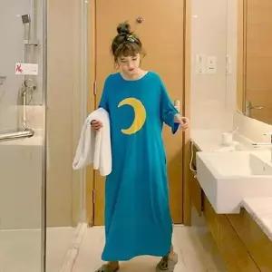 [오노마] ONM (청결공감) 부드럽운 루즈핏 반팔원피스 잠옷 홈웨어 (S9721496)