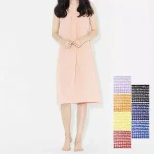 [오노마] ONM 원단 어깨끈 니트원피스 포인트 시원한 미니원피스 주 (S11877081)