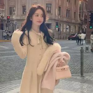 [오노마] ONM 2Color 플레어 리본 니트 리본원피스 원피스 (S12077606)