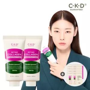 CKD 괄사목주름크림 50ml 리필 2개+콜라겐 앰플 1ml 3매 증정