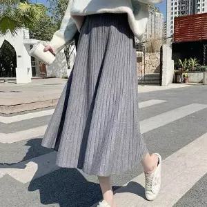 [오노마] ONM 여자 나들이 외출 코디 주름 롱 스커트 긴 치마 패션 (S14214337)