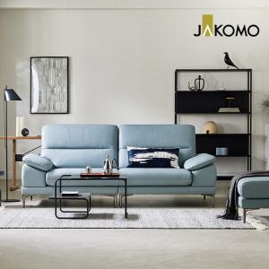 [자코모] 로세티 3인 럭스 통가죽 천연면피 소가죽 소파+스툴