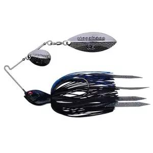 [털보낚시]메가배스 스피너베이트 SV-3 3/8oz BLACK BLUE SR