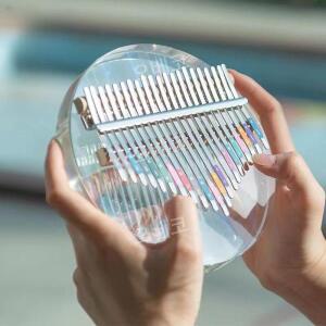 투명 칼림바 17키 크리스털 카림바 초보 초보자 항공발송