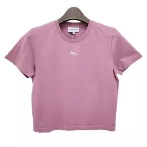 [명품] 24SS 여성 베이비 폭스 패치 베이비 크롭 반팔티 블로썸 MW00105KJ0008 P527