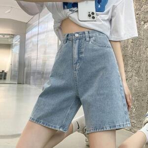 [라일리의류] Rly 여성 간절기 여름 데님팬츠 반바지 캐주얼 청반바지