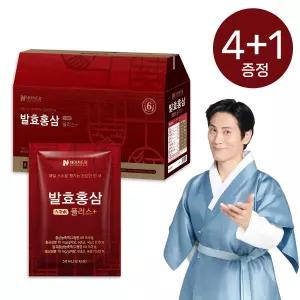 [4+1증정][네이처드림] 발효홍삼 플러스 50ml 30포 1박스 /홍삼선물세트 명절선물