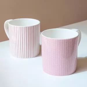 [대구백화점][한국도자기]본차이나 코지핑크 2인 머그세트 (2P)