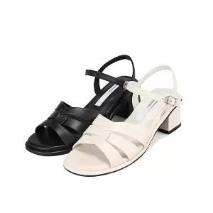 바바라 양가죽 피셔맨 오픈 여성 힐 샌들 5cm_BBH434