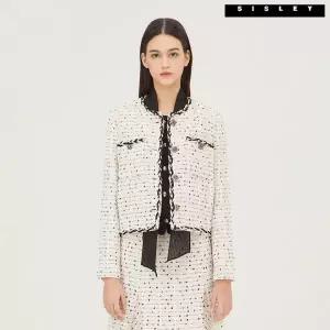 [시슬리]시슬리 달리아 트위드 자바라 자켓 SAJKA1411_IV