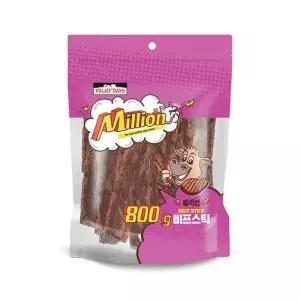 강아지간식 대용량 소고기스틱 800g