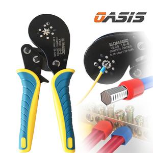 펜홀단자 압착기 6각 신형 0.08-16mm 페롤 페놀 슬리브 커넥터 압착 전선배선 연결