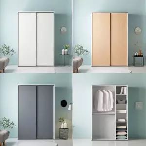소티디자인 디오 E0등급 드레스룸 슬라이딩 옷장 1200 일반형 B-2타입 4color