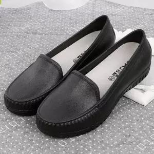 ONM 여자 회사원 출근 룩 플랫 단화 로퍼 드라이빙 슈즈