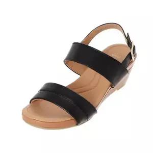 [NS홈쇼핑][소다] 소다제화 여성 웨지통굽 스트랩 샌들 흑색 ALD409 LC-10[34399122]