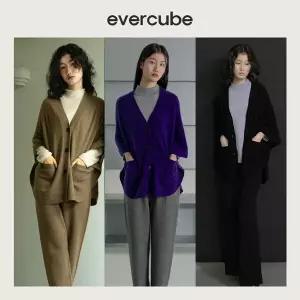 [런칭가 429000원]에바큐브 캐시미어100 케이프
