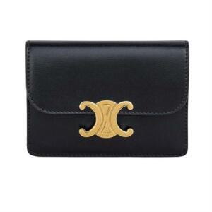 [셀린느][명품] 셀린느 플랩 트리옹프 카드 지갑 10I583 V 38NO