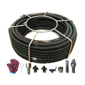 하수구뚫는기계 스프링 전동 하수구 배관 뚫는 20m