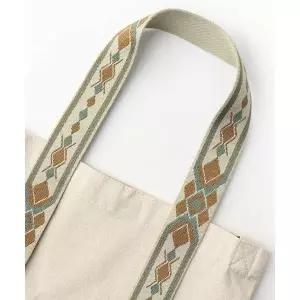 패션스타트 직조 아가일 웨이빙끈 가방끈 38mm_내추럴&시나몬 (60664)