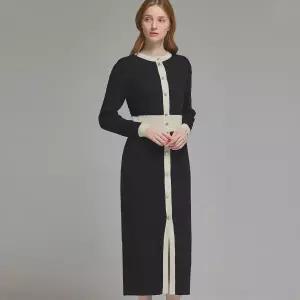 [롯데백화점]매긴 골드버튼니트원피스_PBMF4F1OP3111