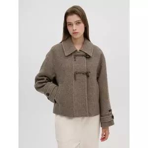 [올리브데올리브](광주신세계)토글 장식 숏기장 핸드메이드 코트 OW4WHA54