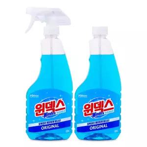 윈덱스 유리세정제 본품 리필 500ml 1개