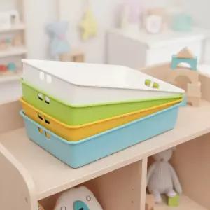 티거토이 소프트 교구바구니 (대 2개) 정리바구니 어린이집 장난감정리함 사각