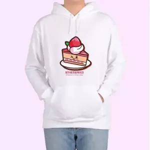 [하프클럽/]후드티 전색상 카페 디저트 딸기케이크 디자인티셔츠