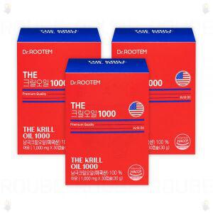 크릴오일 식약청 1000 크릴 오일 인지질 56 한캡슐 1 000mg, 30정, 3박스