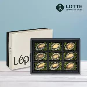 [롯데백화점]빅웨이브 완도 활 전복 지함 세트 1호(160g내외 9미)