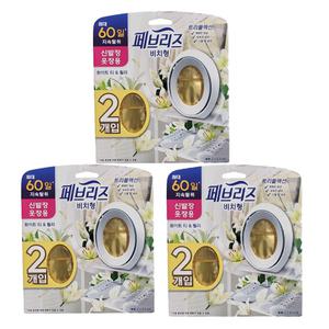 페브리즈 비치형 신발장 옷장용 방향제 (실내용) 화이트 티 앤 릴리 6.3ml 6개 /