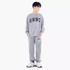 [ 주니어]주니어 GRBC 시그니처 피그먼트 오버핏 긴팔티 트레이닝 세트 JTS-J95