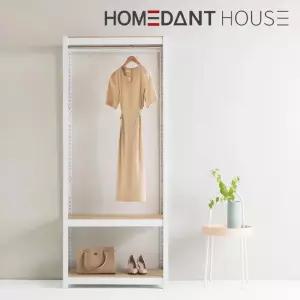 홈던트하우스 시스템행거 조립식 철제 드레스룸 선반 옷걸이 1000x600x1800(h) - 3단(행거1)