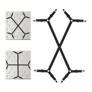 초대형 침대 이불 패드 고정 집게 매트리스 밀림방지 밴드 클립 2color