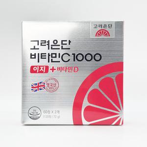 고려은단 비타민C 1000 이지 + 비타민D 600mg x 120정 1개-