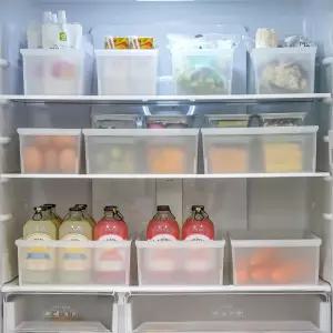국내생산 손잡이 멀티 냉장고 정리함 트레이 중8개