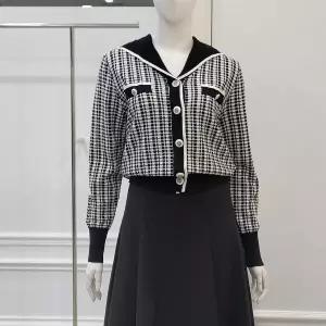 [미니멈]세일러 체크가디건(MXAAKC1310BK2)_IC