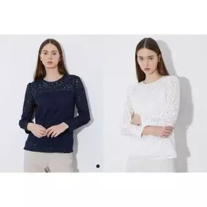 [올리비아로렌] 레이스 라인 블라우스 VOCAL4S2121[34936766]