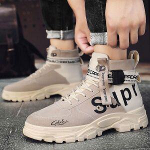 남성 캐주얼 워커 부츠 가을 데일리 하이탑 스니커즈 남성캐주얼워커 남성하이탑 남자워커부츠 남자하이탑