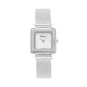 페라가모 SFBY00119 여성 메탈 쿼츠 스퀘어