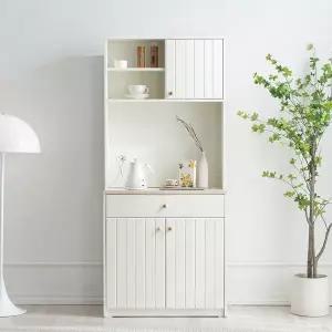 퐁듀 홈카페 서랍주방수납장 800 상부장세트