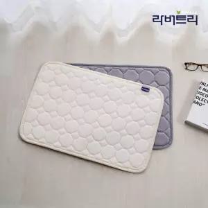 라버트리 국산 극세사 누빔 욕실 발매트 60x40