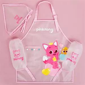 핑크퐁 앞치마세트-하트 토시두건3종세트 PR065 (R0356)