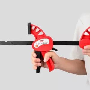 원 8인치 핸드퀵 릴리즈 트리거 퀵그립 목공작업 목공 (WFH0W5Z)