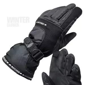 고품질 겨울철 보온소재 특수비닐내장 남성장갑 스키 방수 배 (WFH1ZUB)