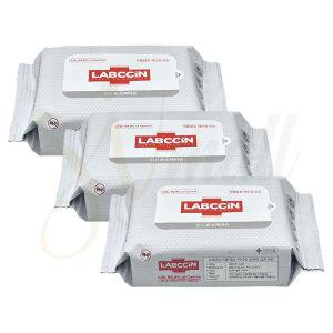 애경 랩신 손소독 티슈 20매 x 3개 휴대용 알콜 항균물티슈