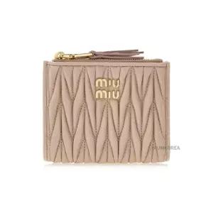 [라벨루쏘]  SS25 여성 마테라쎄 반지갑 5ML024 AFPP F0236