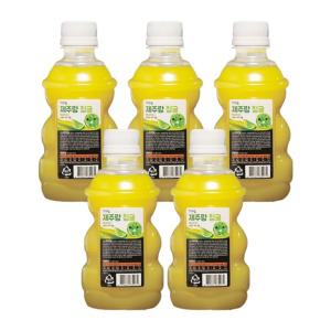 제주랑 100 프로 착즙 청귤 주스 320ml (5개) 제주 천연 과일 함량 음료