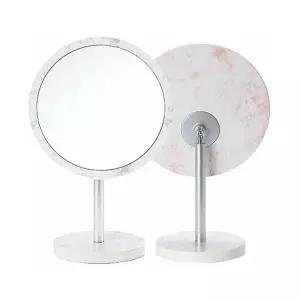 대리석패턴 헤드조절 탁상거울 대형 WD67051